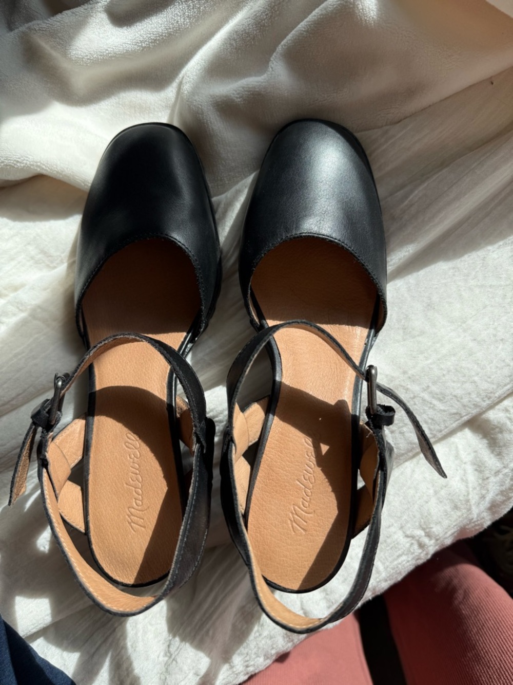 Madewell Mary Jane’s w block heel